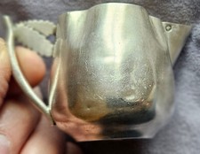 Pot à lait , crème Argent massif Russe Moscou 84 Zolotnik Intérieur doré vermeil