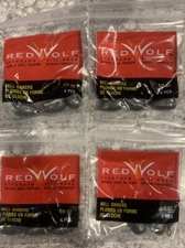 4 Packs Red Wolf Bass Casting Bell Sinkers 1/2 OZ