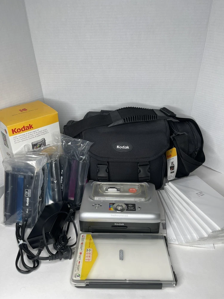 Kodak EasyShare Photo Printer Digital Camera Dock with A/C Adapter Paper Ink Bag