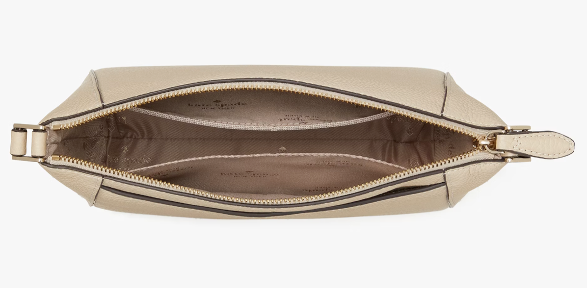 Kate Spade Monica Crossbody Bag Light Beige Leather Purse Kate Spade Monica Crossbody Bag Light Beige Leather Purse