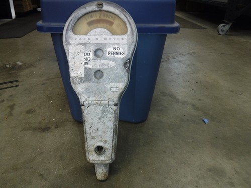 Vintage PARK-O-METER Coin 2 Hour Parking Meter Rockwell Mfg USA - Picture 10 of 14