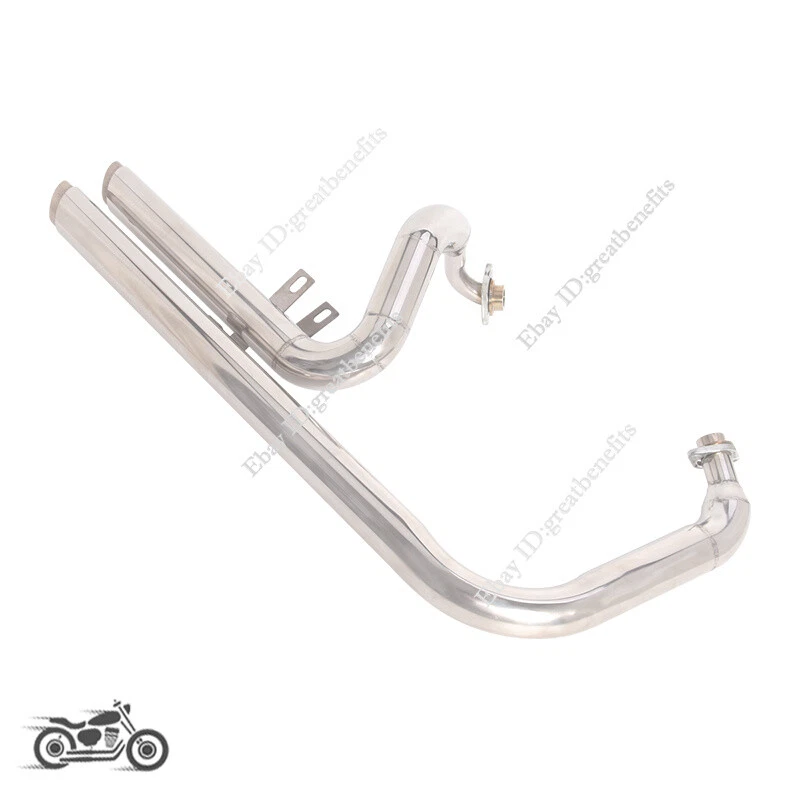 Slip On For Yamaha Virago250 XV250 XV125 V Star 250 Exhaust System Connect Pipe - Изображение 4 из 4
