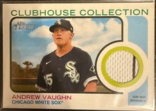 2022 Topps Heritage High Number - Clubhouse Collection Relics Andrew Vaughn...