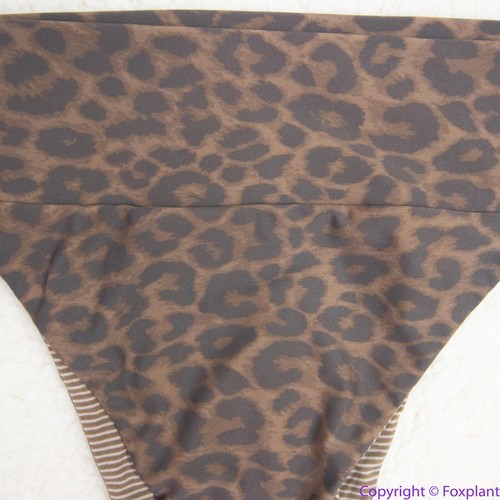 NEW Acacia Mateo bikini bottom leopard animal print brown, M - Picture 14 of 14