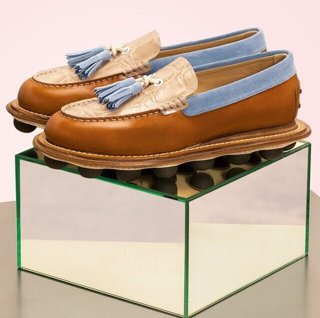 Hender Scheme x Tod's Maxi Pebble Gommino Tassel Loafer 7US Hender Scheme x Tod's Maxi Pebble Gommino Tassel Loafer 7US