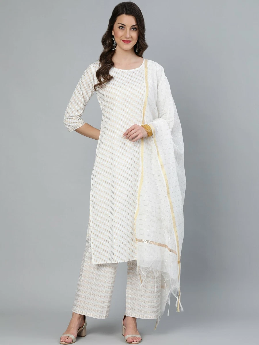 White Kurtis Online - Buy Plain White Kurti Designs for Women