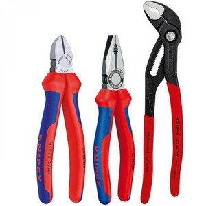 Knipex zangenset Bestseller Package 3 PCS 002009V01 Combination Pliers Side Cutter