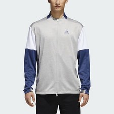 BRAND NEW MENS ADIDAS TEAM ISSUE LITE BOMBER CV3186 BLUE/GREY/WHITE JACKET