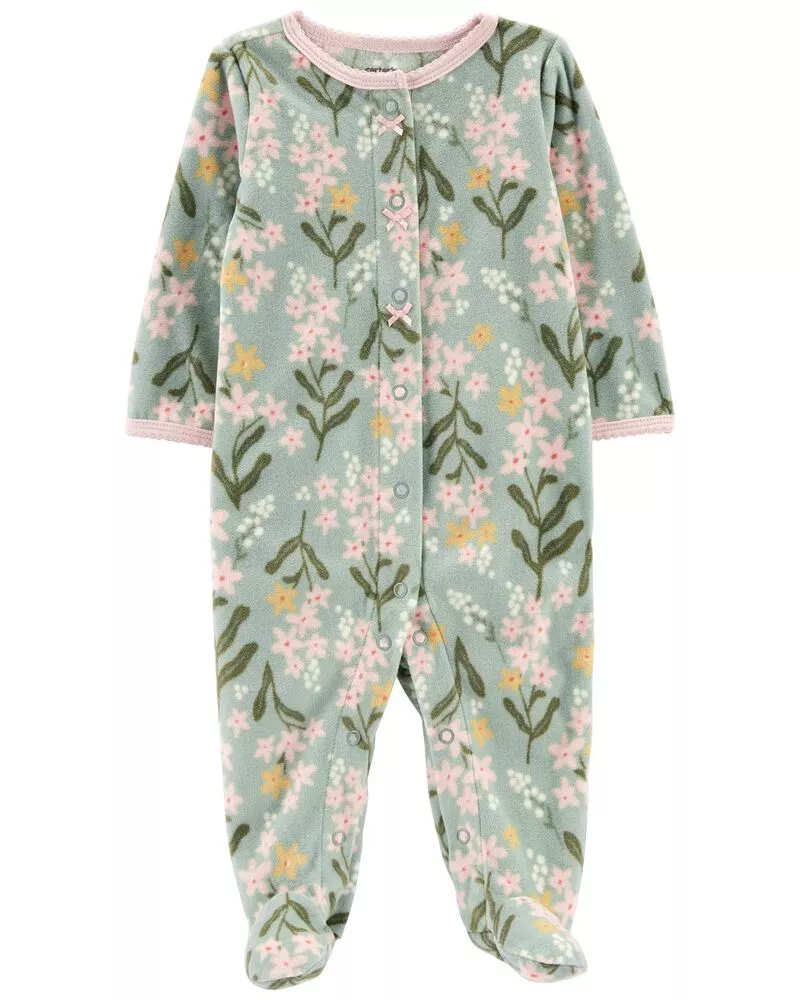 Carters baby girl fleece pajamas sale