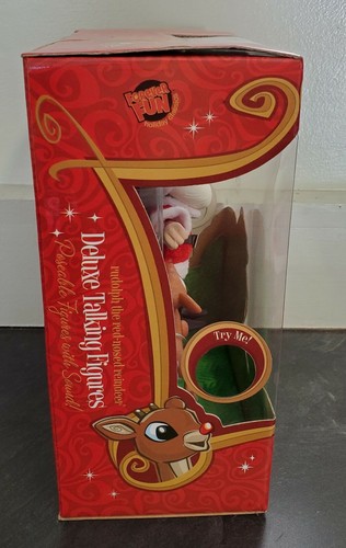 Forever Fun Rudolph the Red Nosed Reindeer Santa Deluxe Talking Figures - Picture 2 of 6