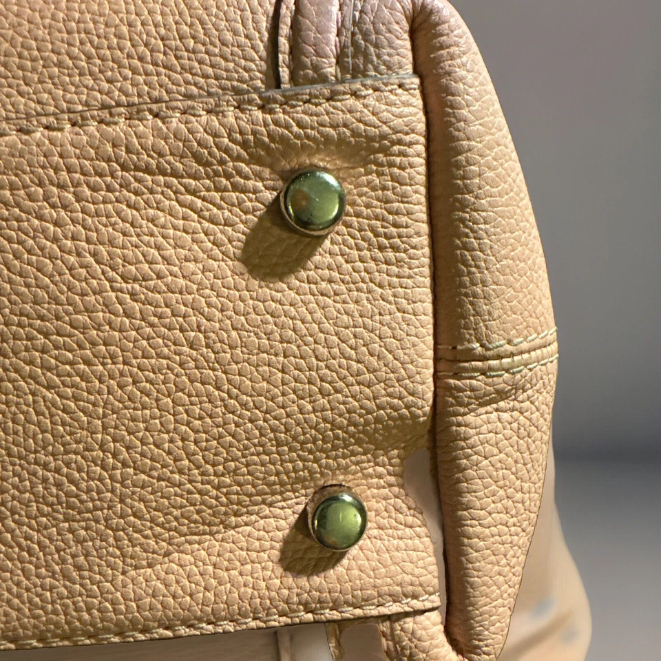 Bolso de Hombro Coach New York EDIE 31 Cuero Guijarro Refinado Rosa Plata Foto 4 de 4