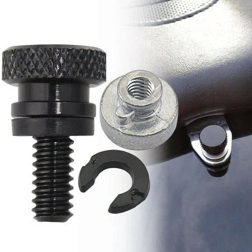 Fender Rear Seat Bolt Nut Tab Mount Kit for Harley Softail Sportster Davidson - Picture 12 of 12
