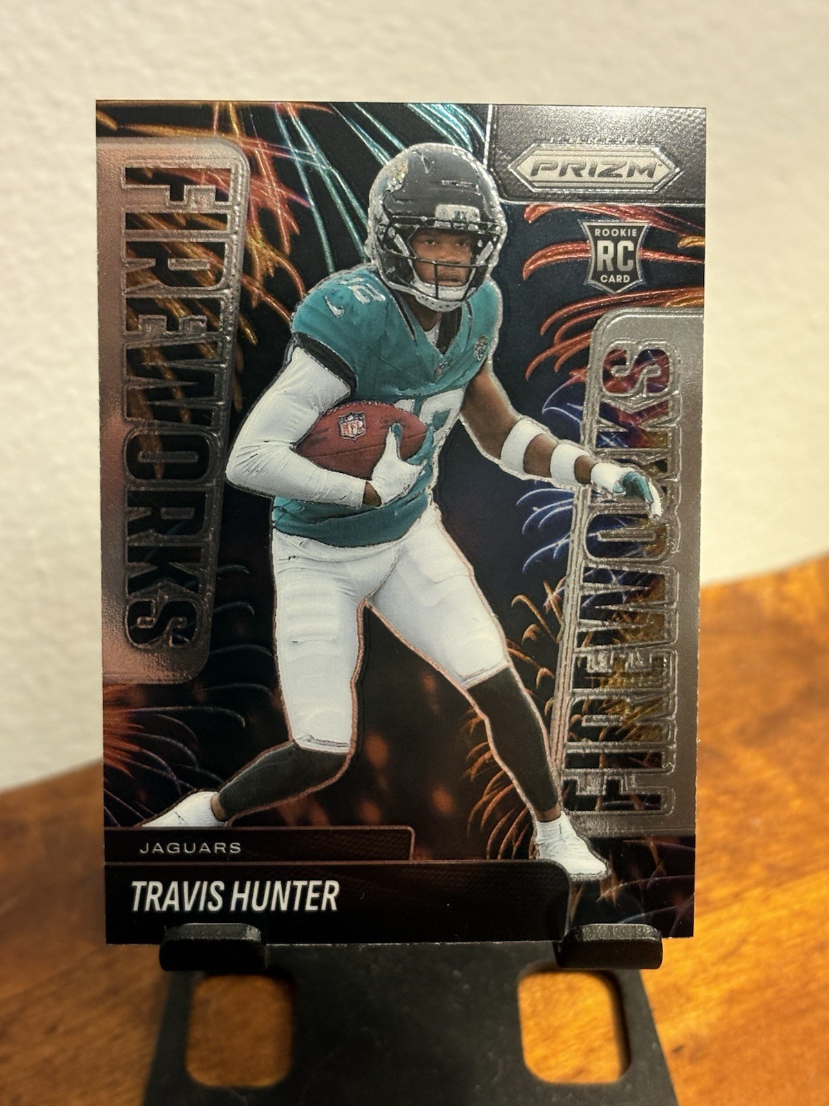2025 Panini Prizm Fireworks Travis Hunter #13 Jacksonville Jaguars Rookie RC