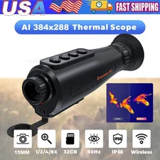 Thermal Imaging Monocular 384x288 Ai Super Resolution Night Vision Scope Hunting