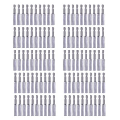 100 Pack Magnetic Extension Socket Drill Bit Holder 1/4'' Hex Power Tools, 60Mm/2