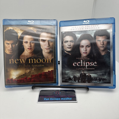 The Twilight Saga: New Moon And Eclipse 2 Movies (Blu-ray)