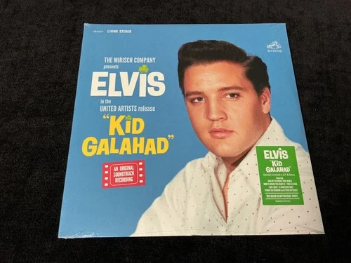 ELVIS PRESLEY 2LP FTD VINYL KID GALAHAD FACTORY SEALED WITH HYPE STICKER MINT