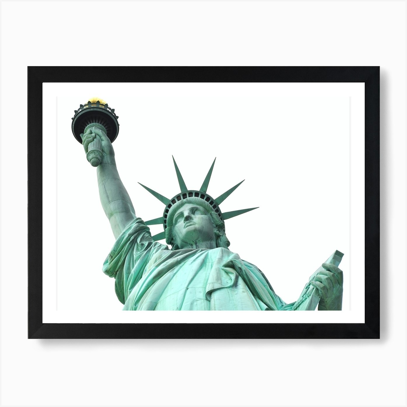 Statue Of Liberty 8 Art Print Framed Wall Art Poster Canvas Print Picture