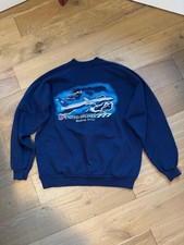 Vintage 90s United Airlines Boeing 777 Worldwide Service Crewneck Sweatshirt