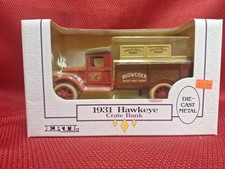The ERTL Company Adult Collectable 1:34 Scale '31 Hawkeye Crate Bank Truck New