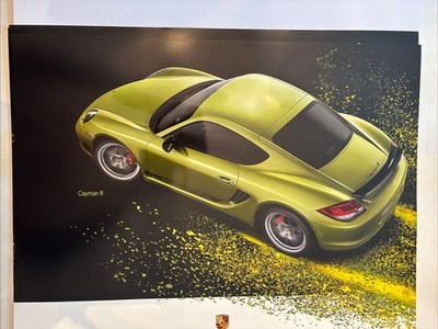 Awesome Vintage Porsche Poster has a  3D Effect  186