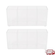 Expandable Drawer Organizer Bin 4 Compartment NonSkid Storage Home Office New