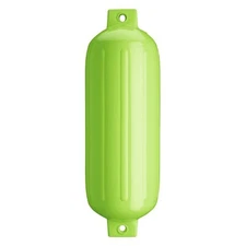 G-5 Series 8.8" D x 26.8" L Lime Twin Eye Cylindrical Inflatable Fender