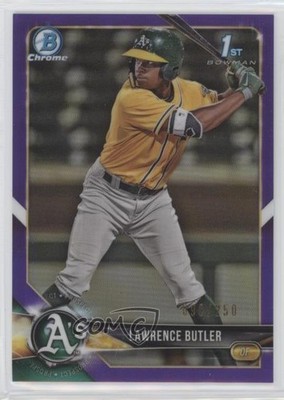 2018 Bowman Draft Chrome Purple Refractor 96/250 Lawrence Butler #BDC-4 k1i