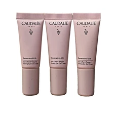 CAUDALIE 3 Piece Resveratrol Lift Firming Eye Gel Cream 5ml each 15ml total