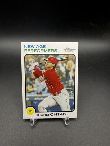 2022 Heritage New Age Performers #NAP-4 Shohei Ohtani - Angels 03