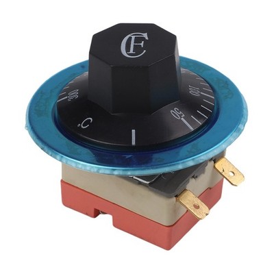 Temperature Switch Adjustable Thermostat Black Thermostat Easy Installation