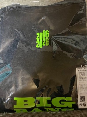 BIGBANG 20th anniversary POPUP Tote bag Black POP UP limited rare