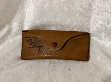 Vintage Ray-Ban Bausch  Lomb Leather Sunglasses Brown CASE ONLY