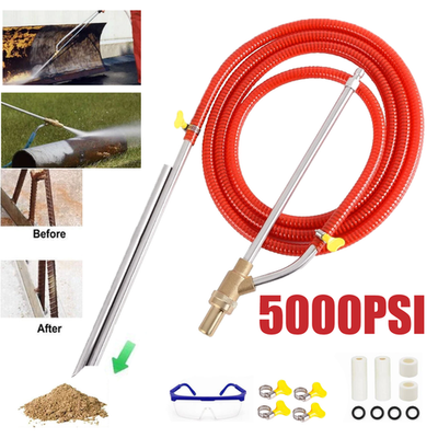 #ad 5000 PSI Sandblasting Kit Pressure Washer Sand Blaster Power Blaster Attachment $32.98