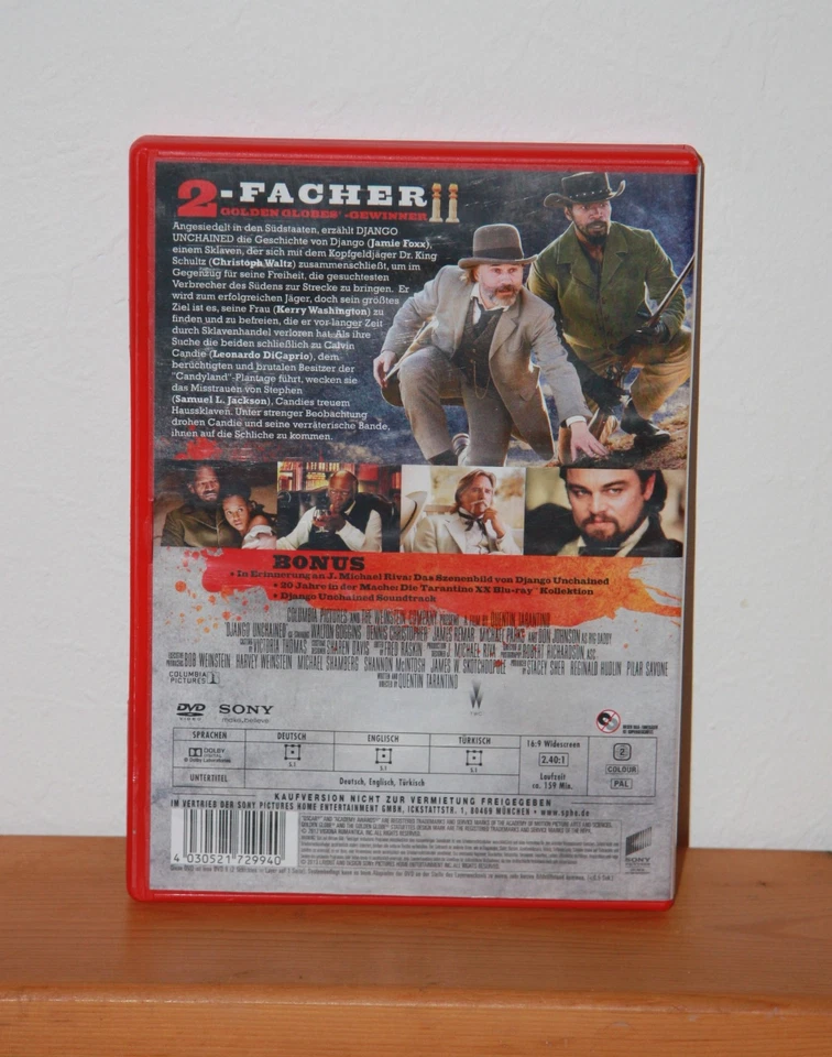 DVD - Django Unchained - Jamie Foxx - Christoph Waltz - Leonardo DiCaprio - DVD - Bild 3 von 4