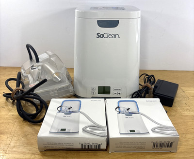 SoClean 2 Cleaner Sanitizer Machine SC1200 w/ Hose & Power Cable & Filters