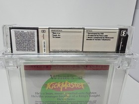 NES Nintendo KICKMASTER / KICK MASTER - WATA GRADED 9.4 A+ NEW Sealed!