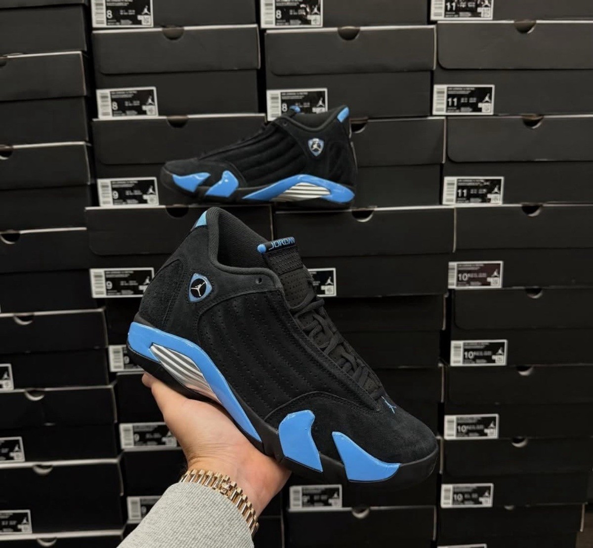 Jordan 14 Retro Black University Blue 2026 Mens, Womens, Kids Full