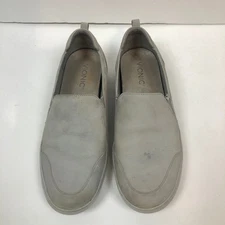  Vionic Penelope NBK Women’s Grey Leather Loafers Slip On Shoes Size 9.5 Casual