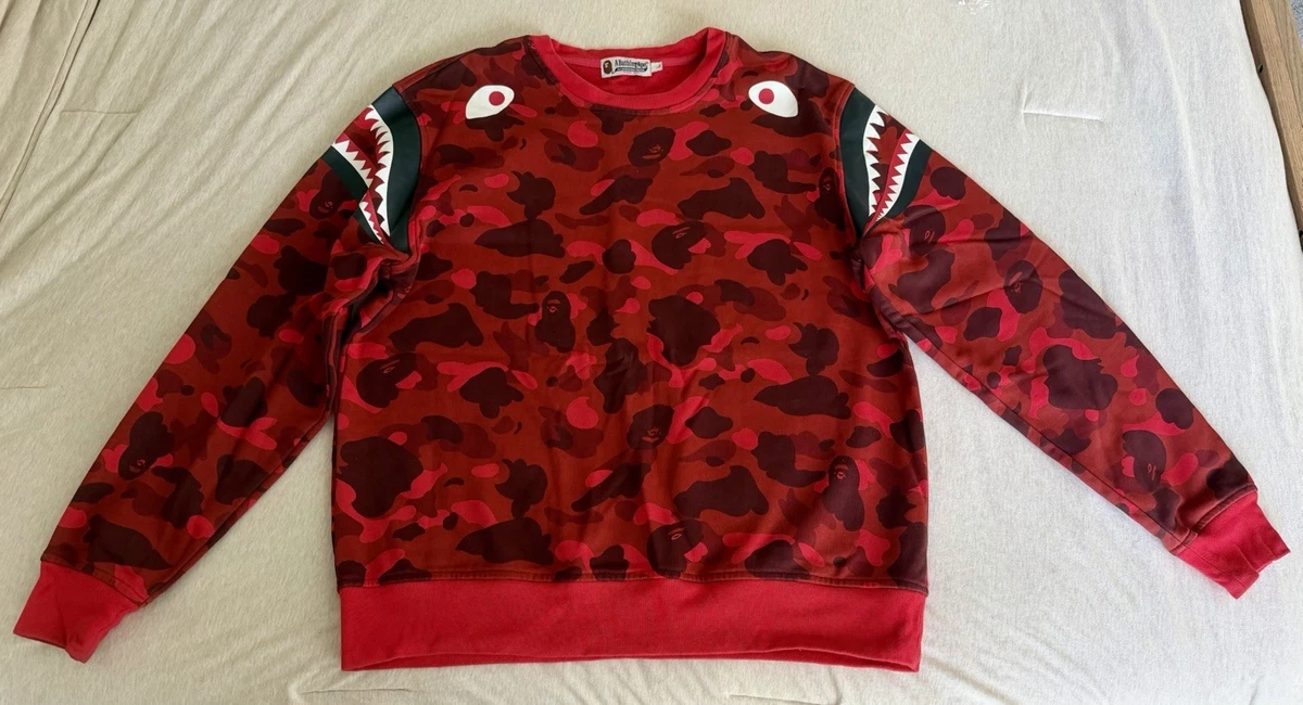 A Bathing Ape 迷彩卫衣男| eBay