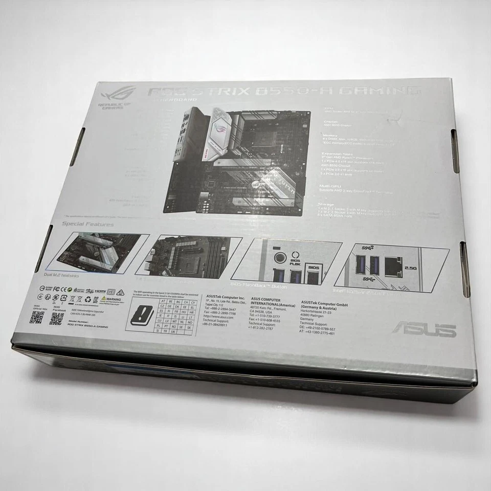 ASUS ROG STRIX B550-A Gaming Desktop Motherboard DDR4 AMD B550 Socket AM4 ATX - Imagen 2 de 4