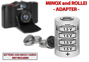 Battery Adapter Fur Minox 35 Gt Gl Pe Pl El Al Und C Ec Ecx Lx Tlx Ebay