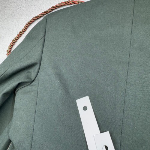 US Army Jacket Men 39 Long 82 Airborne Dress Coat Uniform Serge 489 Aiguillette - Picture 21 of 24