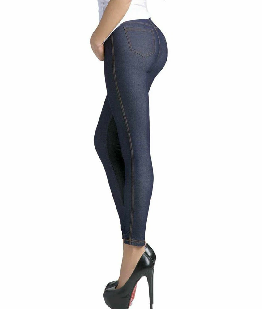 Jersey leggings with clearance pockets
