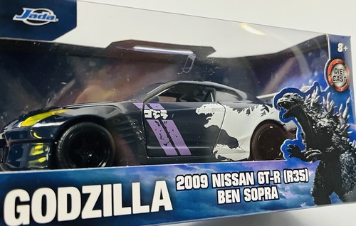 GODZILLA “2009 Nissan GT-R (R35)” BEN SOPRA - Jada Toys Hollywood Rides - NEW - Picture 6 of 12