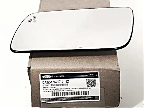 Fits 13-19 FD Flex Left Driver Heated Mirror Glass w/Blind Spot w/Rear Holder