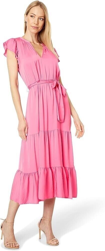 bubble gum pink midi dress Pink Bubble Gum Midi Dress Label nayshas