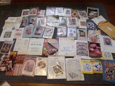 Lot of 50 Quilt Patterns, Transfers - Quilts, Clothing  More