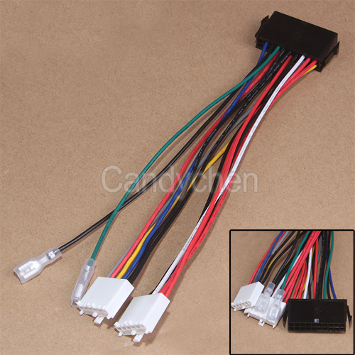 20P ATX To 2 Port 6Pin AT PSU Converter Power Cable For Computer 286 386 486 586