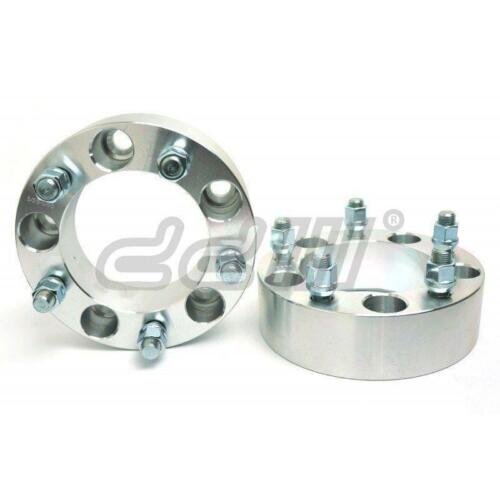2" Wheel Spacers (Pair) – 5x5.5 Bolt Pattern, 1/2"-20 Threads – For Jeep, Ford, Dodge Trucks